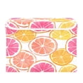 thumbnail image 7 of Yayeee Collapsible Cube Storage Bin with Lid Fabric Closet Decorative Basket with Handles, Orange Grapefruit Slices, 7 of 7