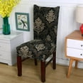 thumbnail image 2 of Removable & Protective for Home, Wedding, Hotel Events Polyester Printed Elastic Chair Covers, 2 of 8