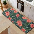 thumbnail image 5 of Pioneer Flower Floral Print Pattern Kitchen Rug Mat,Kitchen Runner Rugs Non Skid Washable,Decorative Kitchen Floor Mats for Kitchen,Sink,Laundry,17"x47.2", 5 of 7