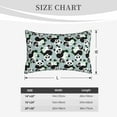 thumbnail image 4 of Yiaed Panda And Eucalyptus Print Brushed Microfiber Envelope Pillowcases, Standard,Envelope Closure Pillow Cases(Without Pillow Core)-20"x30", 4 of 6