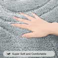 thumbnail image 3 of Ileading Bathroom Rugs Sets 4 Piece, Super Soft and Absorbent Non Slip Microfiber Toilet Bathroom Mats, 3 of 14