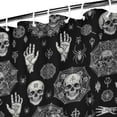 thumbnail image 3 of Black Occult Symbol Pattern Shower Curtain 36"x72" ,Bathroom Decorative Shower Curtains Set with 12 Hooks,Modern Waterproof Washable Shower Curtain, 3 of 6