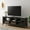 Black, variant on Wampat TV Stand for 65 inch TV Entertainment Center 60 inch, Black