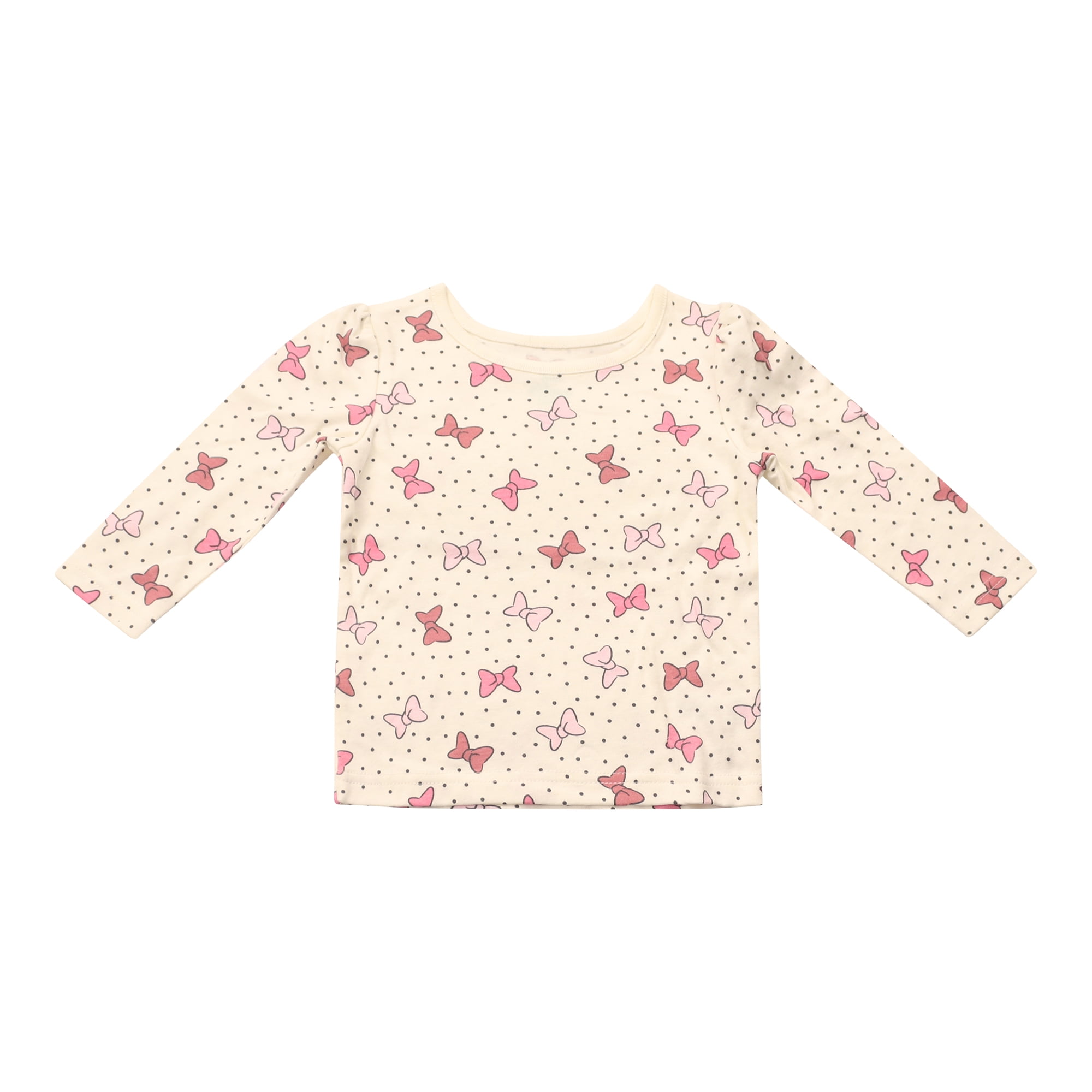 Disney Clothes Baby Girls 2-Piece Overall Set – Long Sleeve Top with Suspender Romper Minnie, Pooh, Bambi & Marie (Newborn–Infant)