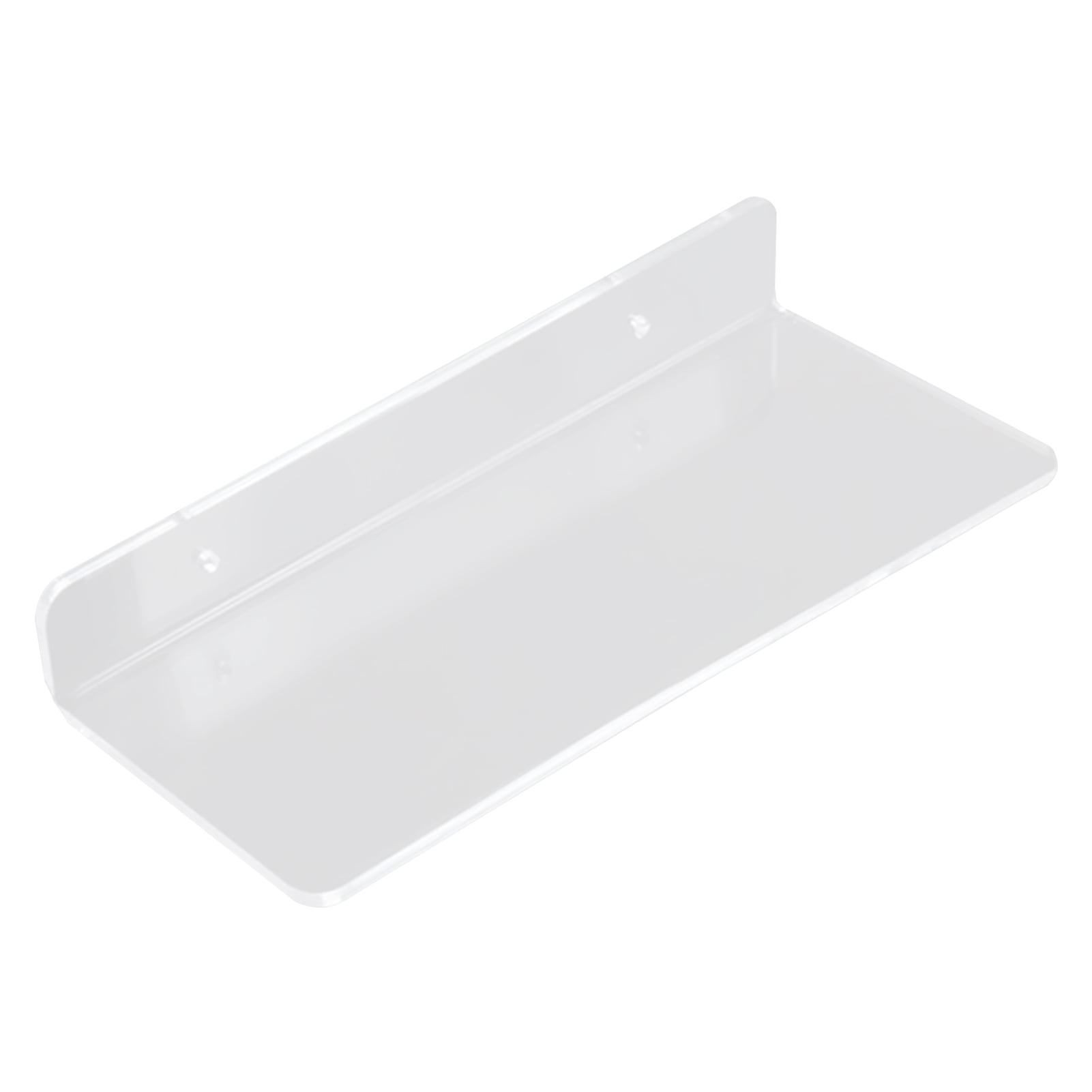 IMSHIE Clear Acrylic Shelf Acrylic Wall Mount Floating Shelf for Home