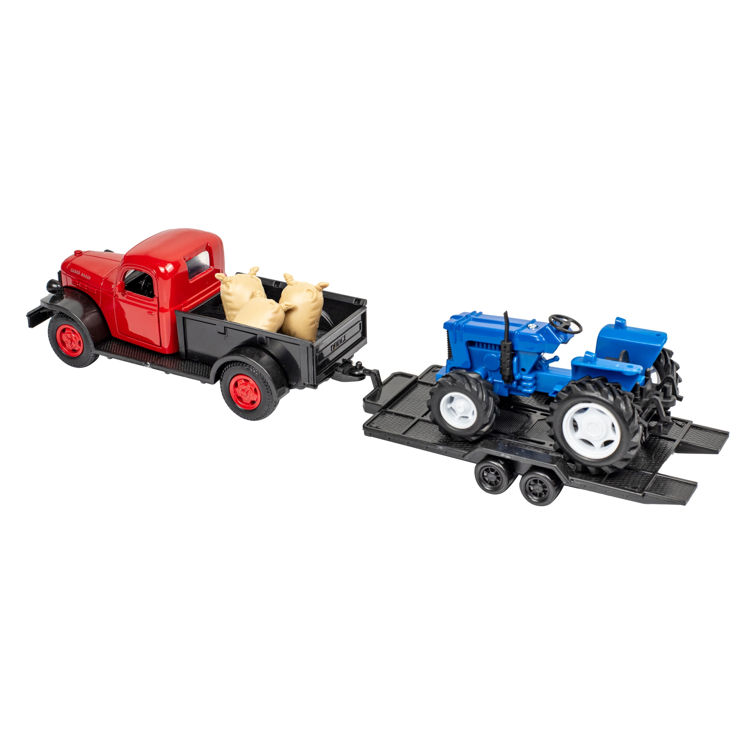 New Ray 1:32 DODGE Vintage Truck and Farm Tractor Set
