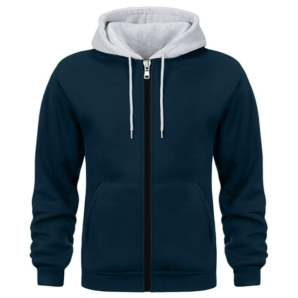 pstuiky camisetas de manga larga para hombre, Sudadera deportiva de manga larga con capucha y bolsillos múltiples para hombre, estilo cargo, informal, para entrenamiento camisetas de hombre xxl
