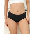 thumbnail image 5 of DINGLU Women's Cotton Stretch Underwear Ladies Mid Waisted Breathable Briefs Panties,8 Pack,Size 10, 5 of 6