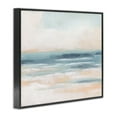 thumbnail image 4 of Stupell Industries Pastel Beach Coast Landscape Painting Black Framed Art Print Wall Art, 14 x 11, 4 of 10