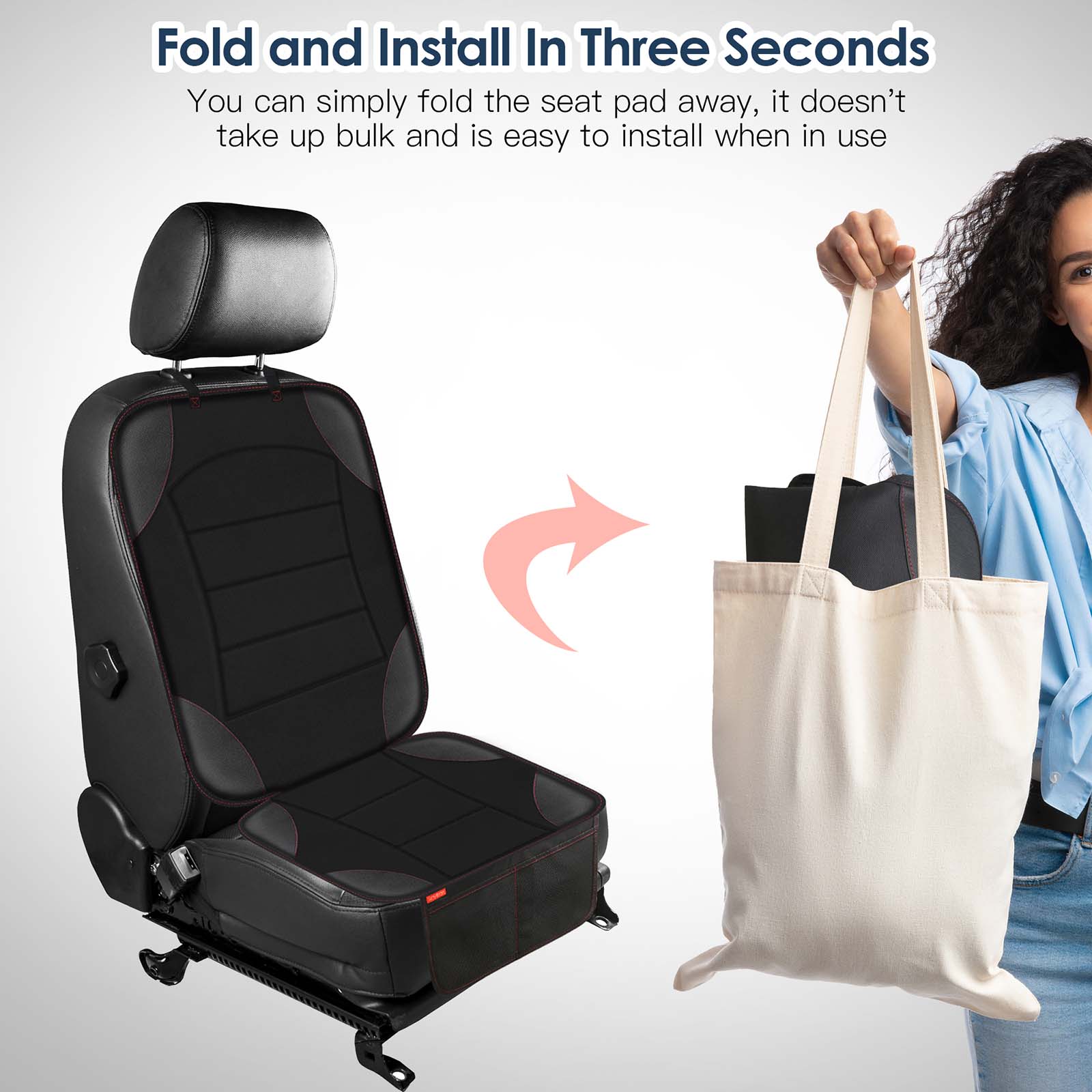 Siivton Car Seat Protector Waterproof Oxford 2-Pack photo 6