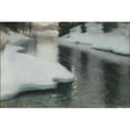 thumbnail image 3 of Frits Thaulow 14x11 Black Modern Framed Museum Art Print Titled - Spring Thaw (1887), 3 of 5