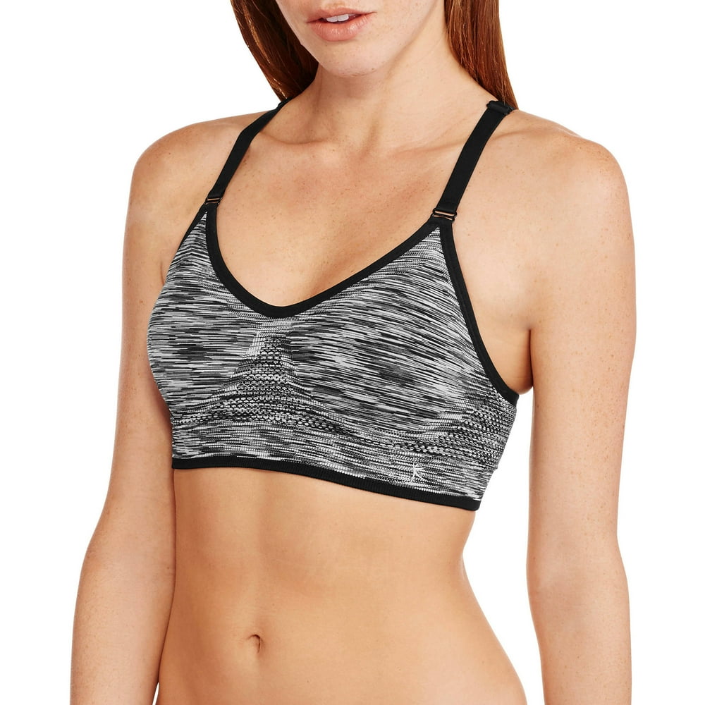 Danskin Now Womens Keyhole Seamless Sports Bra