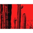 thumbnail image 2 of Popcorn 18x15 Gold Ornate Wood Framed with Double Matting Museum Art Print Titled - Desert Silhouette I, 2 of 4