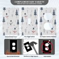 thumbnail image 3 of Yayeee Blank Wall Plate Cover 1-Gang 4.5"x2.7" Home Unused Decorative Outlet, Blue Cartoon Snowmen, 3 of 7