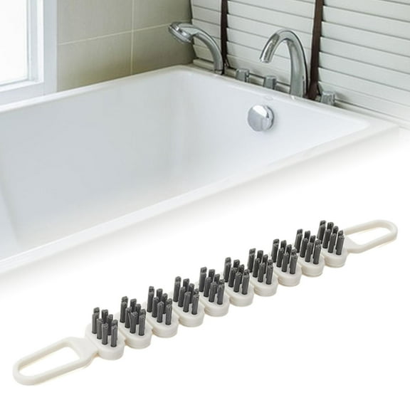 Crevice Brush Dead Corners Dusting Brush Fine Bristles for Bathroom, Compact Household Cleaning Tool Bendable Stoves Scrubber