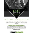 thumbnail image 6 of MaxPower 561741B 3 Blade Set for Many 52 in. , Husqvarna, Poulan Mowers, 6 of 6
