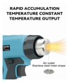 thumbnail image 3 of Cordless Electric Heat Machine with 4 Nozzle Portable Heat Machine(No Battery), 3 of 5