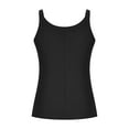 thumbnail image 4 of FAIWAD Tank Tops for Women Summer Sleeveless Ribbed Round Neck Slim Fitted Going out Tops Plus Size Layering Shirts, 4 of 5