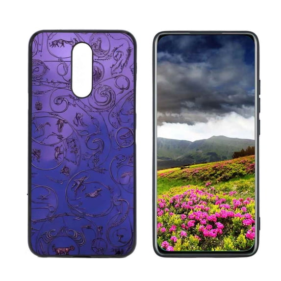 Zodiac-413 Phone Case, Degined for LG K40 Case Men Women, Flexible Silicone Shockproof Case for LG K40