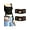 Coffee, variant on SUOSDEY Buckle Free Belt for Men Women Elastic Side Belt for Jeans 2 Pack