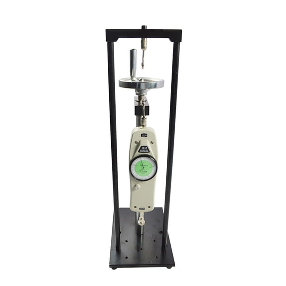 INTBUYING Vertical Screw Test Stand with Push / Pull Force Gauge Vertical Screw Test Stand Pressure Tester