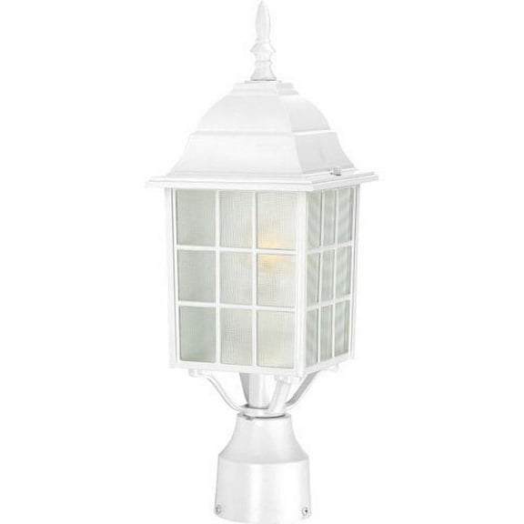 Nuvo 60-4907 - Adams - 1 Light - 17" Outdoor Post W/ Frosted Glass