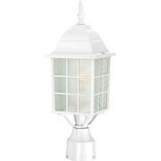 Nuvo 60-4907 - Adams - 1 Light - 17" Outdoor Post W/ Frosted Glass