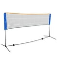 ZENY 10'X5' Portable Adjustable Badminton Net Volleyball Tennis