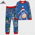 thumbnail image 2 of Disney-conjunto navideño de Winnie the Pooh Eeyore para padres e hijos, pijama con estampado 3D de alta calidad, traje feo de Navidad, 2022, 2 of 4