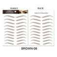 thumbnail image 2 of Xihbxyly Pegatinas para Cejas, Parches de Tatuajes Impermeables Simulados, Solución de Belleza Temporal Ecológica, Perfectas para Cejas Dispersas o Irregulares, Realzan Los Rasgos Faciales, Ideales p, 2 of 3