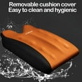 thumbnail image 4 of TZYUDK Car Seat Cushion Enhanced Support Thickened Padding All Season Use Universal Fit Vehicle Office Comfort Ergonomic Design Orange 100%Polyester, 4 of 6