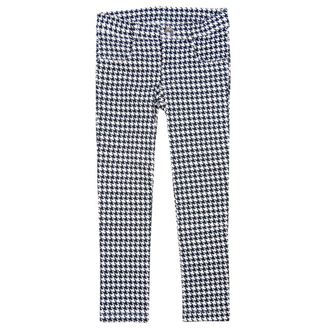 Le Chic Girl's Houndstooth Pants, Sizes 3-14 - 5/110