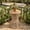 Beige + Light Teak, variant on Christopher Knight Home Large Outdoor Side Table, Woven Rope Patio End Table, Dark Gray + Teak