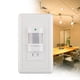 thumbnail image 1 of Interruptor de luz con sensor de movimiento de 2 piezas, interruptor de pared para uso en interiores, modos de sensor de vacancia y ocupación, interruptor de lámpara de luz de pared de, 1 of 8