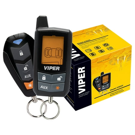 Keypad Entry Alarm - Viper 5305V 2 Way LCD Vehicle Car Alarm Keyless Entry Remorte Start System