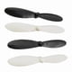 thumbnail image 4 of 20-Pack Replacement Propellers for Hubsan X4 H107 Drone Accessories, Black and White Colored Airscrews, 4 of 5