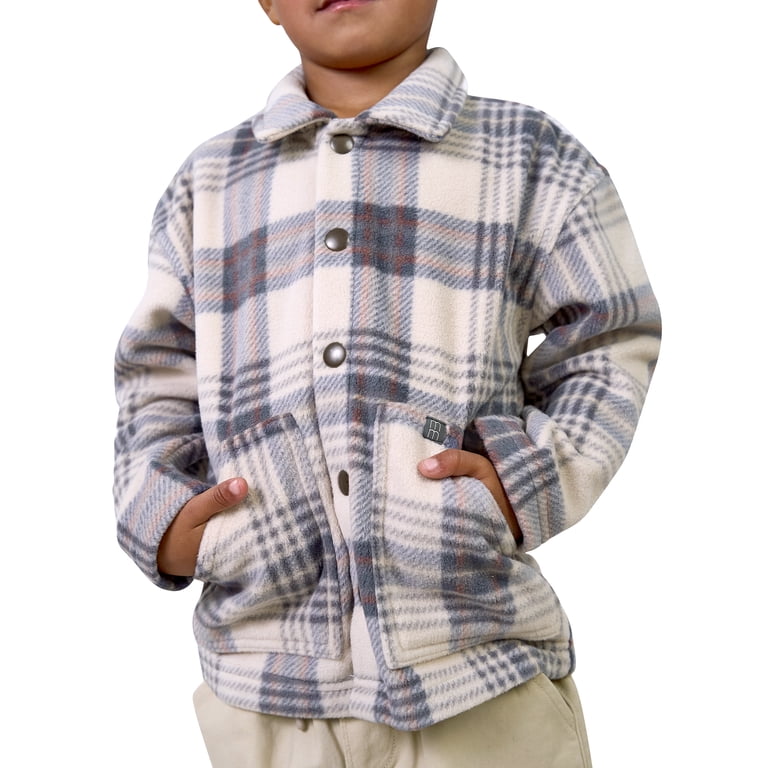 Modern Moments by Gerber Toddler Boy Microfleece Shacket photo 3