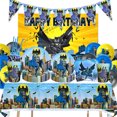 thumbnail image 2 of Decoración para fiestas de cumpleaños de niños, vajilla, taza, mantel, adorno para tarta, globo de látex, suministros para fiestas de baby shower, 2 of 4