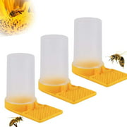 3 Pcs Beehive Drinking Bowl, Beehive Beekeeping Water Bee Feeder Drinking Water, Honey Entrance Beehive Drinking Bowl