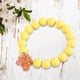 thumbnail image 5 of Pulsera de dibujos animados Zulema Fiesta de Pulsera redondas Amarillo, 5 of 8