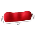 thumbnail image 7 of Leg Pillow for Sleeping Hip Pain Bolster Pillow for Legs Memory Foam Knee Pillow Leg Elevating Support Pillow for Ankle Rest and Foot Comfort 17.7" x 6.7" x 4.3"  Red, 7 of 7