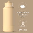 thumbnail image 4 of Botella de agua Hydrapeak Sport con aislamiento de 950 ml con pajita y vaso, 4 of 9