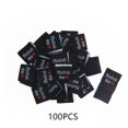 thumbnail image 3 of 100 Pieces Polyester Clothing Label Portable Cute Universal Heart Shape Replacement Care Tag Marker Accessories Black, 3 of 7