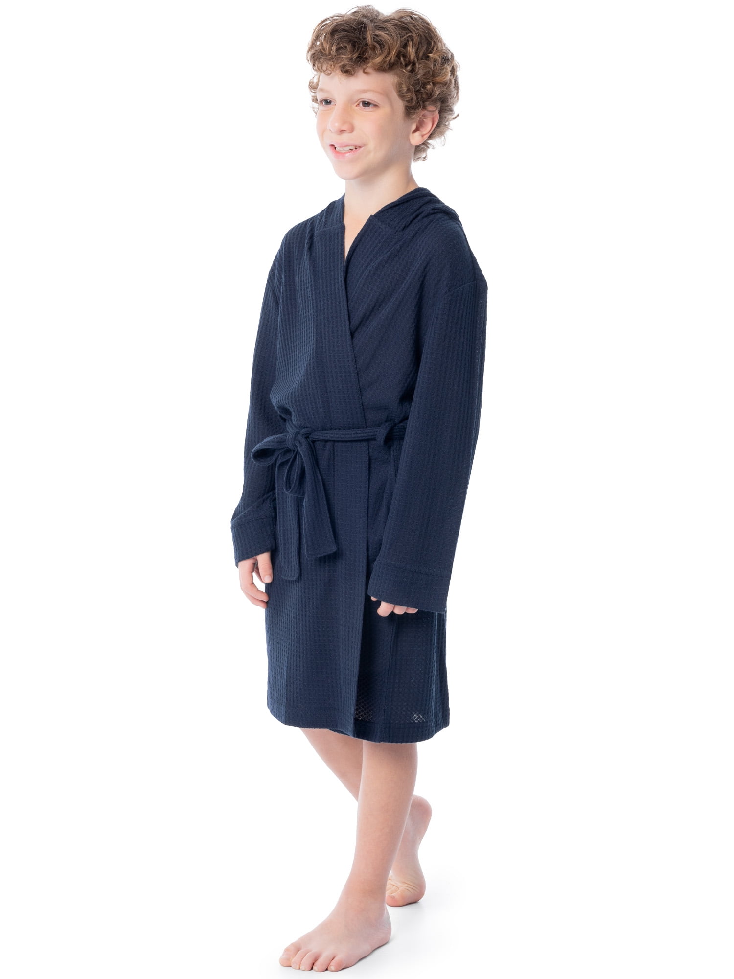 Fruit of the Loom Boy's & Girl's Waffle Pajama Sleep Robe, Sizes 4/5 -14/16