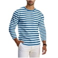 thumbnail image 1 of SDNall Chandails de Sport à Manches Longues pour Hommes, Hauts Décontractés à Imprimé Mode à Col Rond pour Hommes, 1 of 6