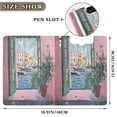 thumbnail image 3 of FORMRS A4 Clipboard Folder with Pen Holder Horizontal Foldable School Office Binder, Green Window Sea, 3 of 9