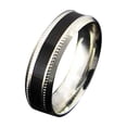 thumbnail image 1 of Pulsera de acero inoxidable de plata W Hugo Comfort Gaza Talla 10, 1 of 6