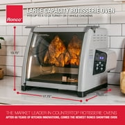 Ronco 12LB Rotisserie Oven with Rotisserie Spit and Multi-Purpose Basket