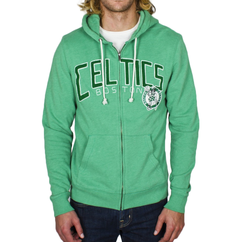 boston celtics zip hoodie