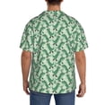 thumbnail image 7 of Goofa Dinosaurs on Roller Skater Printed Men's Casual Short-sleeved Shirt,Lightweight Breathable Button-down,Summer Casual men's top,Versatile Fashion shirt-4X-Large, 7 of 7